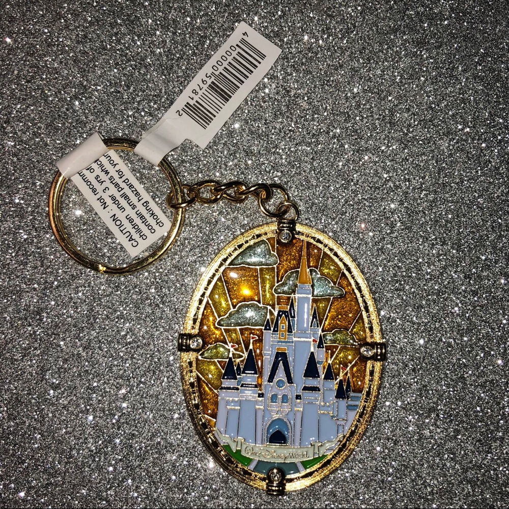 New Disney Parks Disney world castle keychain